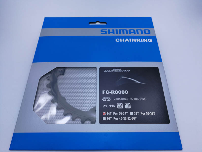 ใบจาน Ultegra R8000 ขนาด 39 / 36 / 34