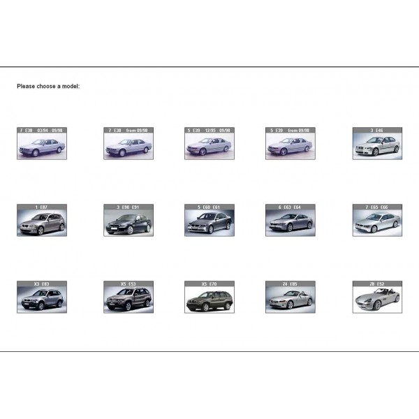 CD โปรแกรมรวมวงจรสายไฟ BMW V.9