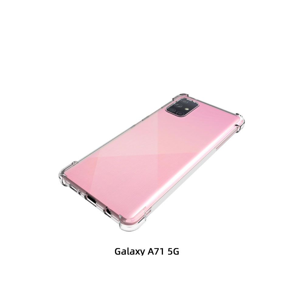 เคส Samsung Galaxy A71 5G(ใช้กับ A71 ธรรมดาไม่ได้) แบบ TPU ใสเสริมขอบและมุมกันกระแทก