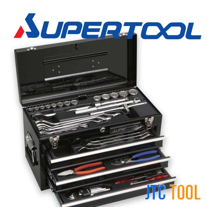 ชุดเครื่องมือพร้อมหีบ - Tool Set (62/ชิ้น) [Supertool]