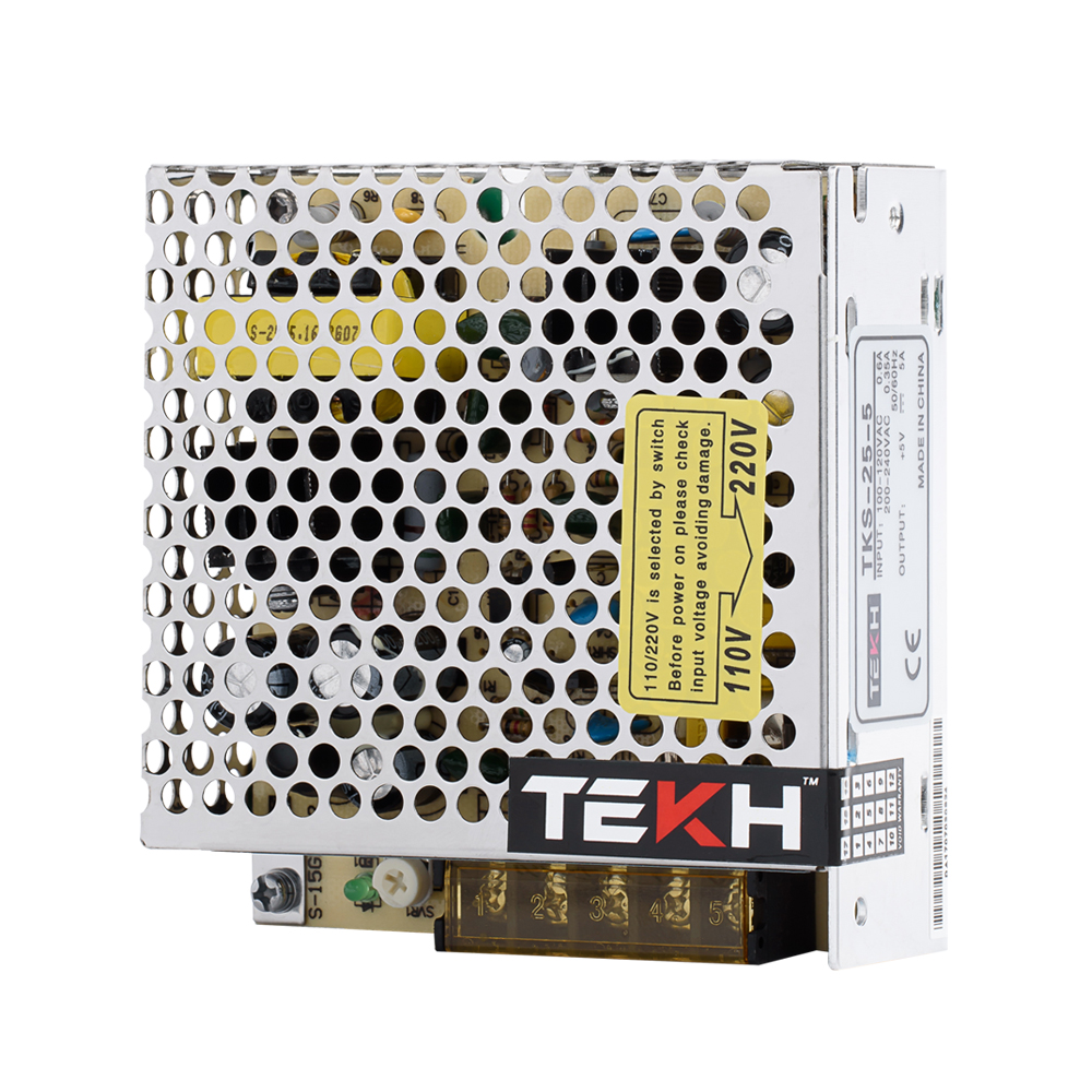 TEKH™ TKS-25-5 Switching Power Supply 5V 5A 25W