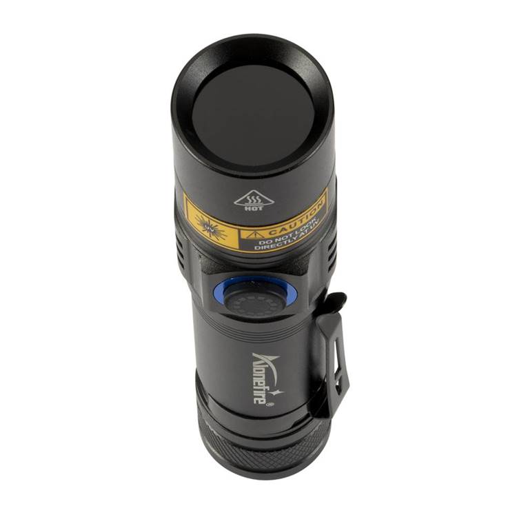 ไฟฉายพกพา UV AloneFire SV-38 365 Nm , USB Type - C พร้อมแว่นตากันแสง UV 1 อัน แบตเตอรี่ 2 ก้อน