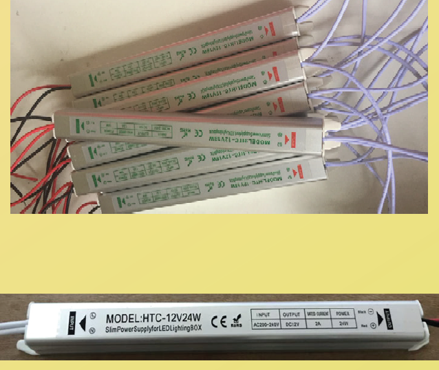 Power Supply 12V slim DC 12V 18W,24W,36W,60W ราคา 190-290 บาท