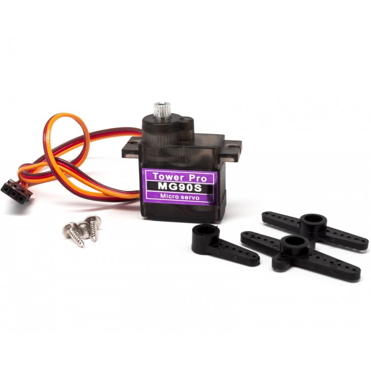 Micro Servo Tower Pro MG90S เซอร์โวขนาดเล็กเฟืองโลหะ