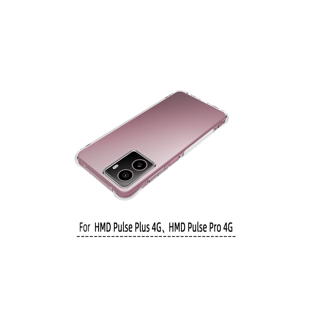 เคส HMD Pulse Pro / Pulse Plus แบบ TPU ใสเสริมขอบและมุมกันกระแทก