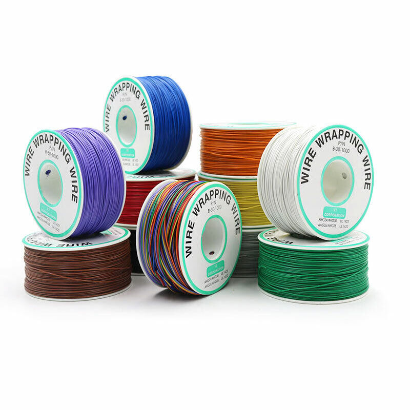 Wire Wrapping Wire 305M 30AWG 1 ม้วน (305 เมตร) สายไฟบัดกรี PCB