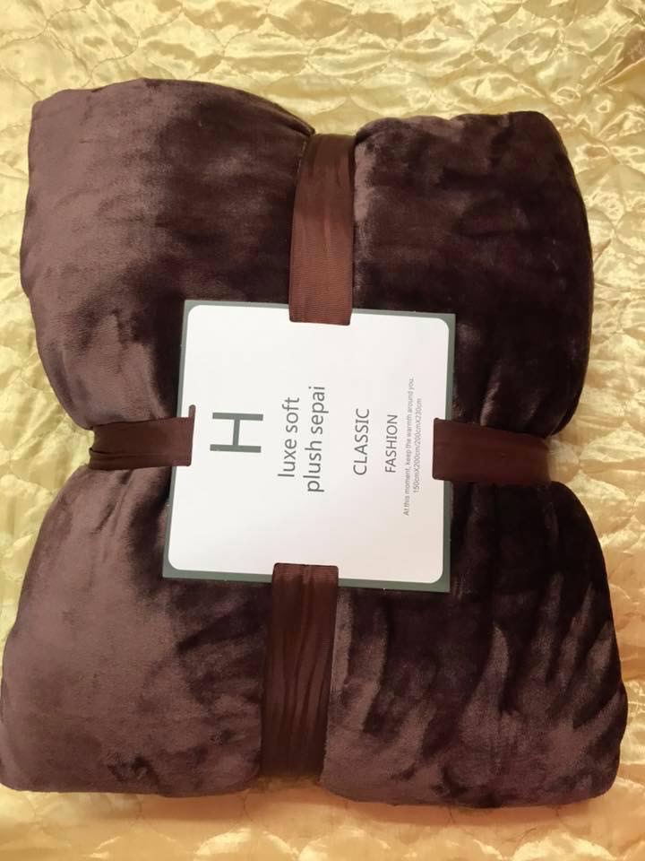 ผ้าห่มนาโนกำมะหยี่หนานุ่มพิเศษ เกรดส่งออกยุโรป ขนาดเทียบเท่า 8 ฟุต