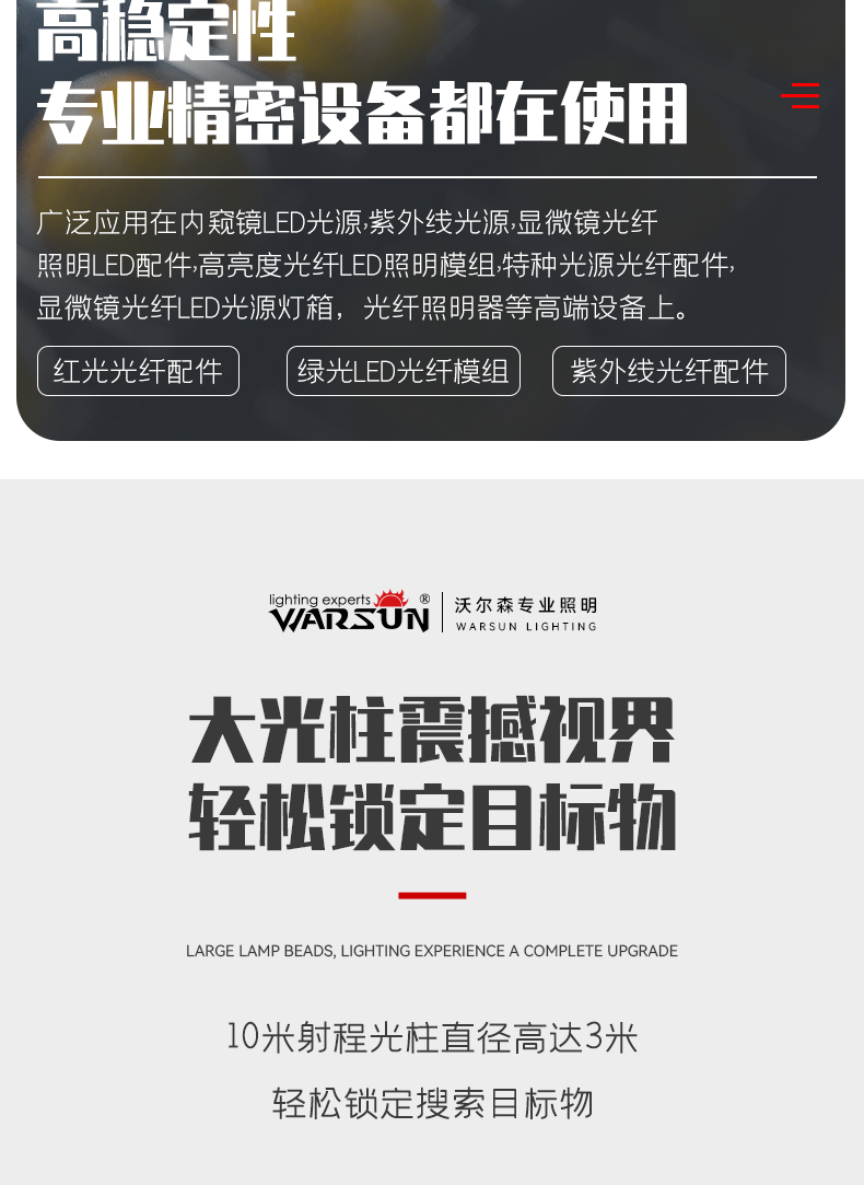 ไฟฉายแรงสูงขนาดกลาง แสงสว่าง ขนาดกระชับมือ Warsun Black หลอด Luminus SST-20 รวมแบตเตอรี่ 21700 1 ก้อน กับที่ชาร์จ USB