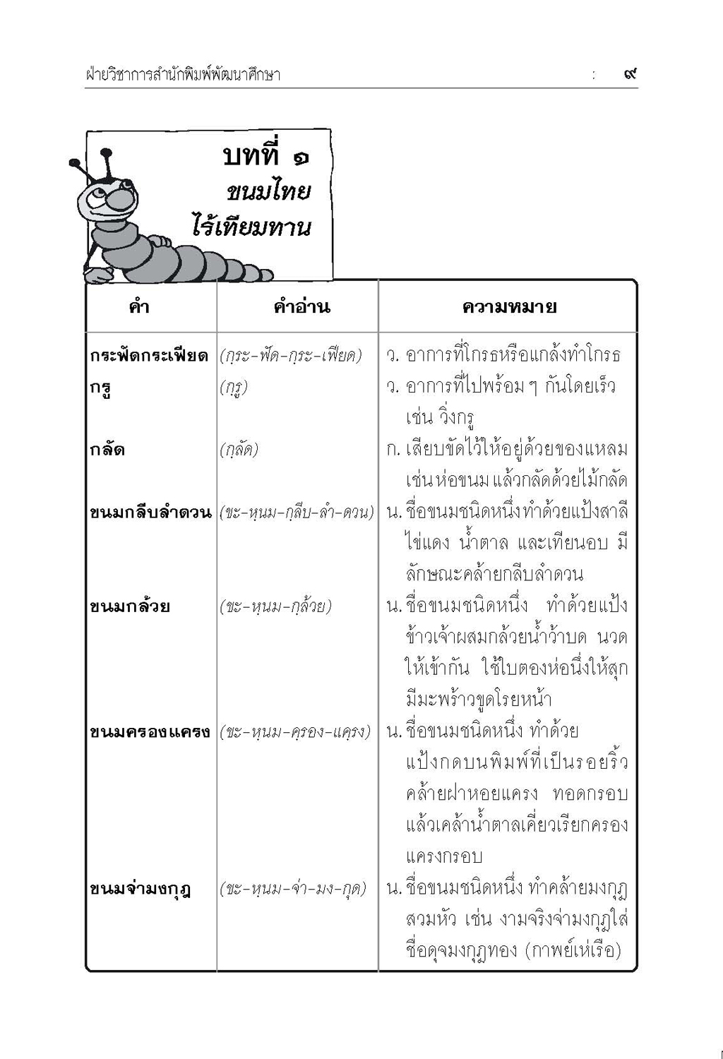 คำศัพท์ ภาษาไทย ป.4 โดย พ.ศ.พัฒนา