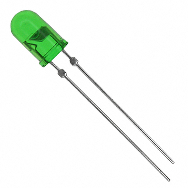 Green LED 5mm หลอด LED สีเขียว 5mm 10 หลอด