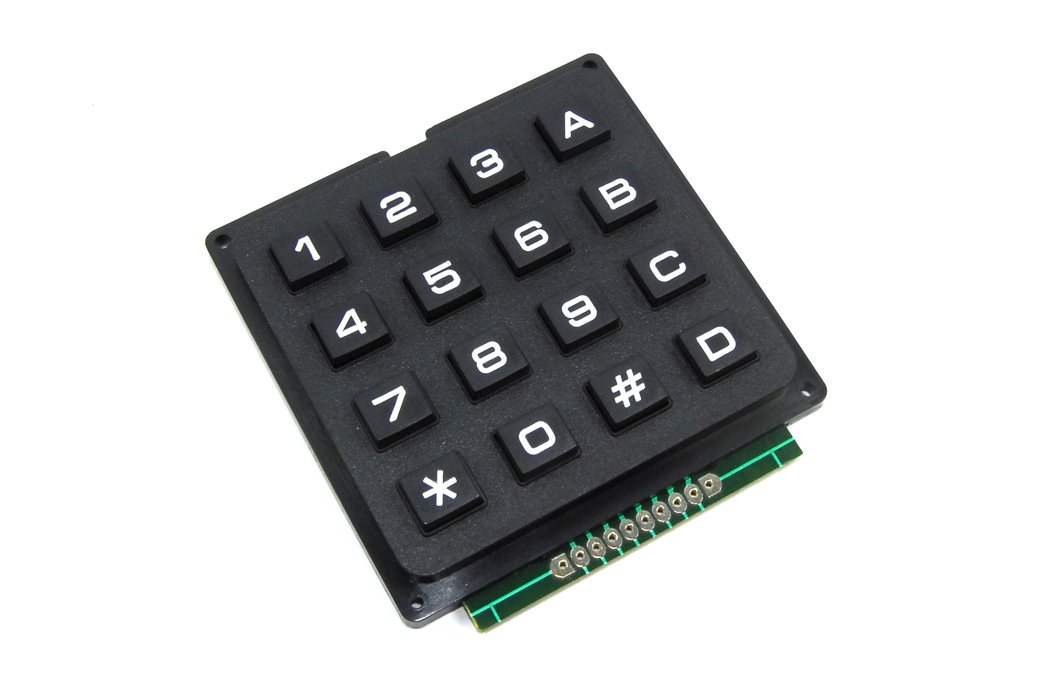 4x4 Matrix Keyboard Module (Black Keypad) โมดูล ปุ่มกด 4*4