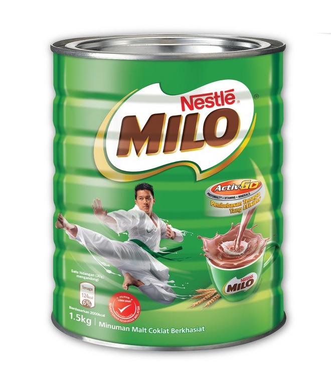 MILO ไมโลกระป๋องใหญ่ สินค้านำเข้า 1กระป๋อง/บรรจุ1.5Kg