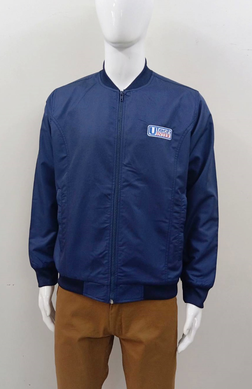 เสื้อแจ็คเก็ตสีกรมท่า พร้อมส่ง สามารถปักโลโก้ได้ มี XS-5XL