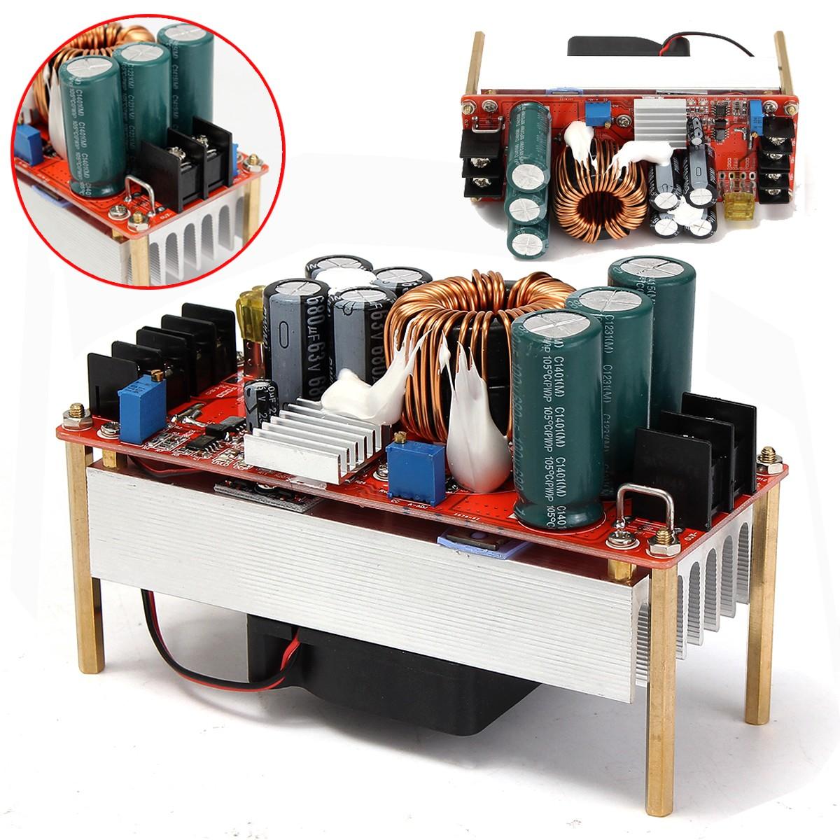 1500W 30A DC-DC Boost Step Up Constant Current Module โมดูลแปลงไฟ เพิ่มแรงดัน เพิ่มไฟ