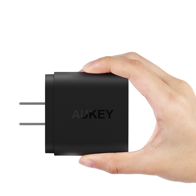 Adapter ที่ชาร์จมือถือ 2 Port Aukey for Quick Charge 3.0 with PowerAll (QC 3.0 + QC 2.0 + AIPower) แถมสาย (PA-T16)