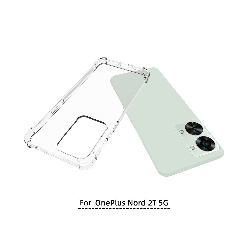 เคส OnePlus Nord 2T 5G ใสเสริมขอบและมุมกันกระแทก