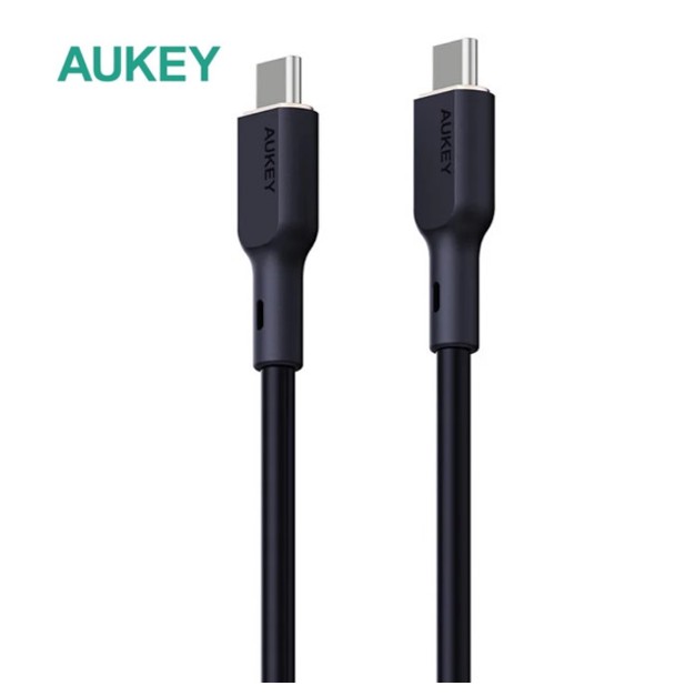 สายชาร์จ AUKEY CB-SCC242 Circlet Blink 240W ชาร์จเร็ว 5A แบบ USB C to USB – C PD Cable รุ่น CB-SCC242