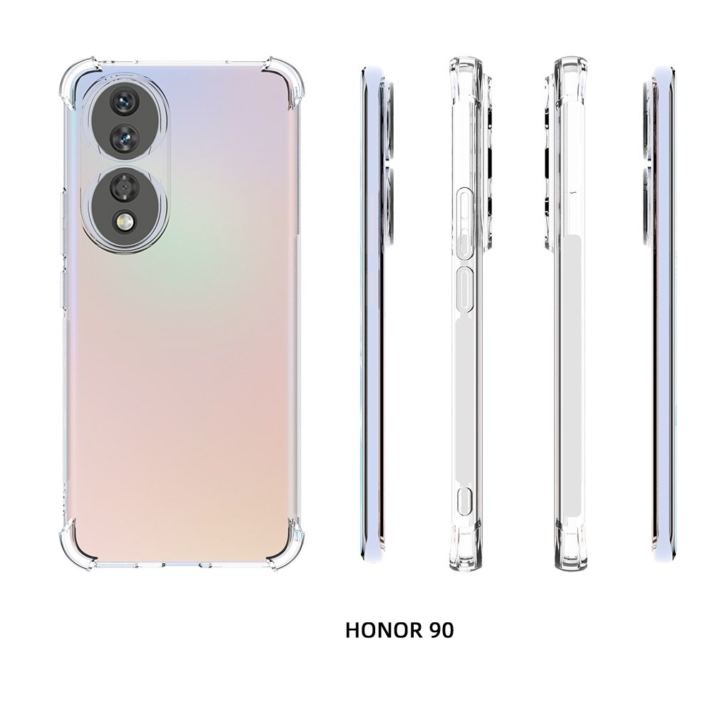เคส Honor 90 แบบ TPU ใสเสริมขอบและมุมกันกระแทก
