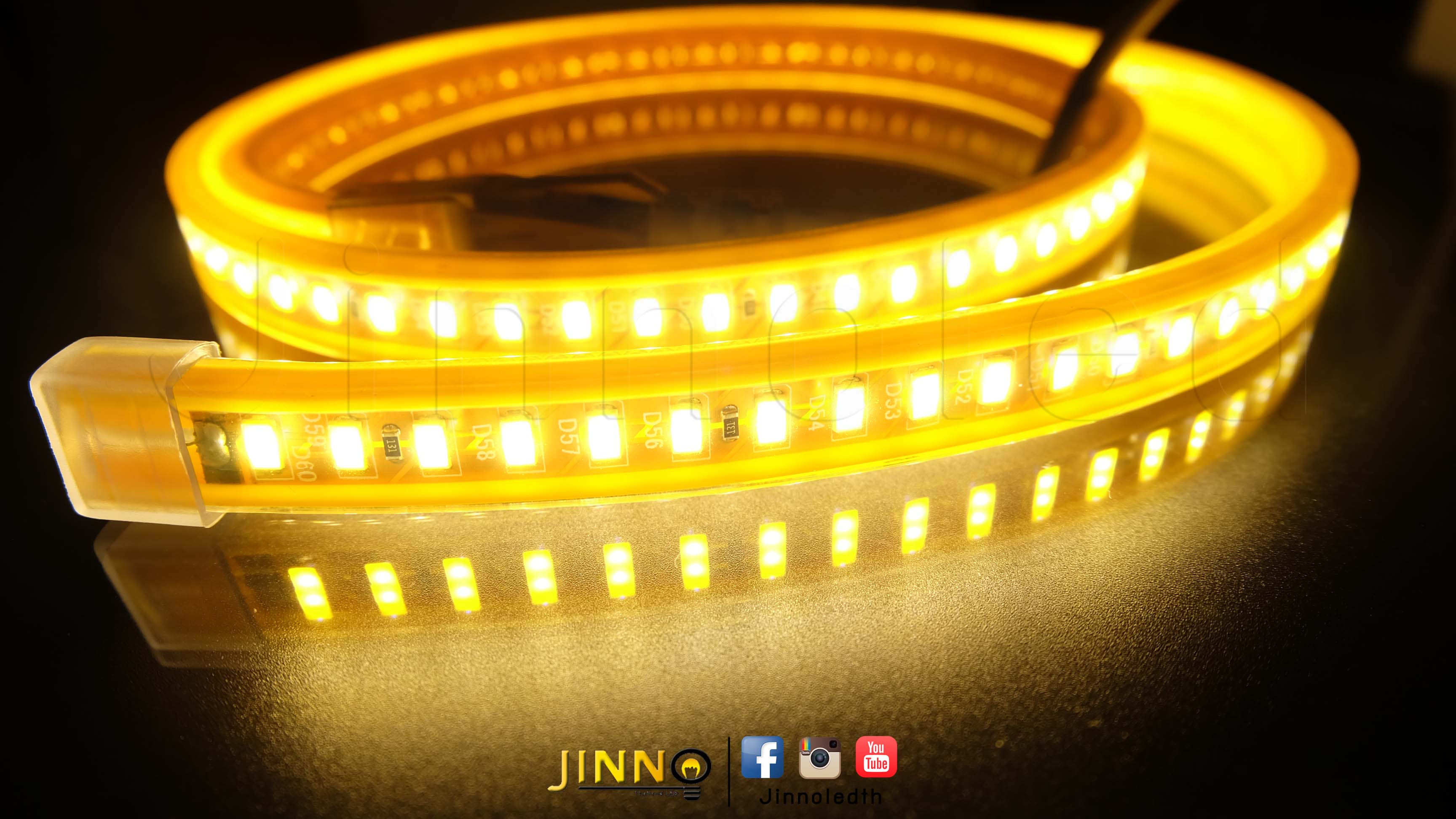 ไฟสายยาง 220v รุ่น 5630 120led รุ่น Colour wire