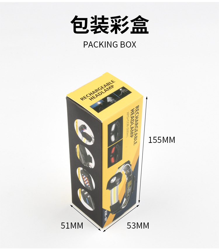 ไฟฉายคาดศีรษะ Stron Wolf TD-148 หลอด XPG และ COB หลอด 2 หลอด