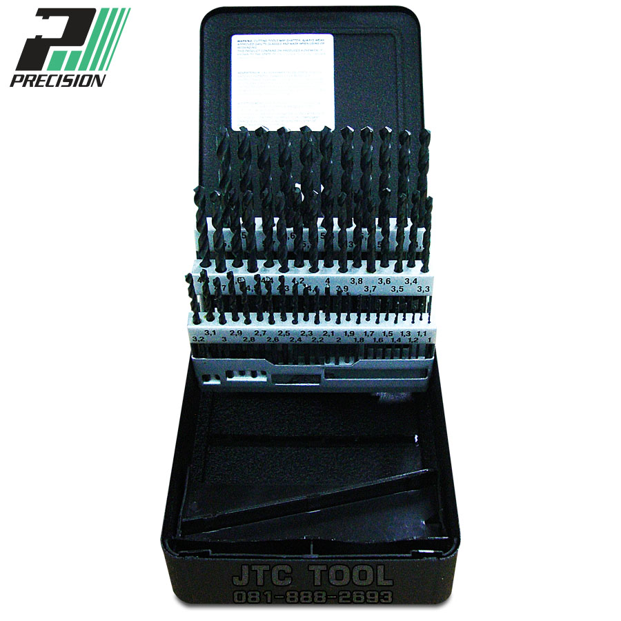 ชุดดอกสว่านแบบไฮสปีด / Drill set HSS (99985) Precision