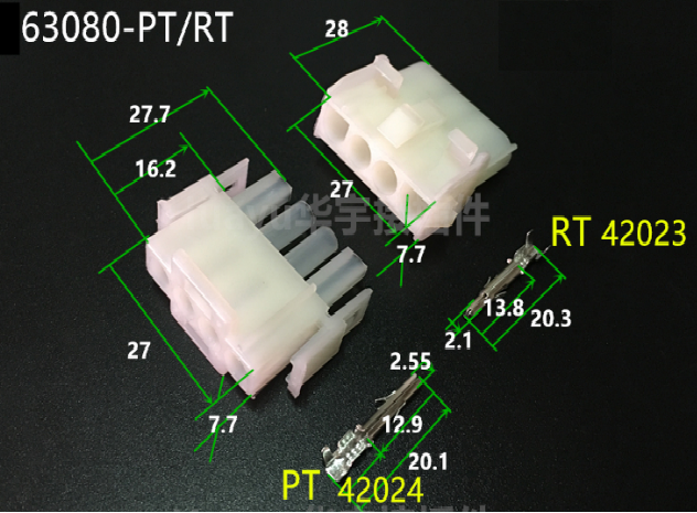 Connector 63080-P/RT (4PIN)