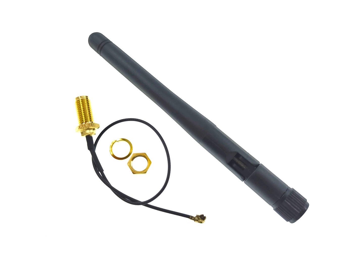 เสาอากาศไวไฟ 2.4GHz WIFI U.FL IPEX to SMA with Antenna 3dBi