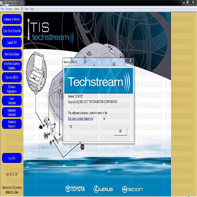 ซอฟแวร์ Toyota Techstream 12.00.127