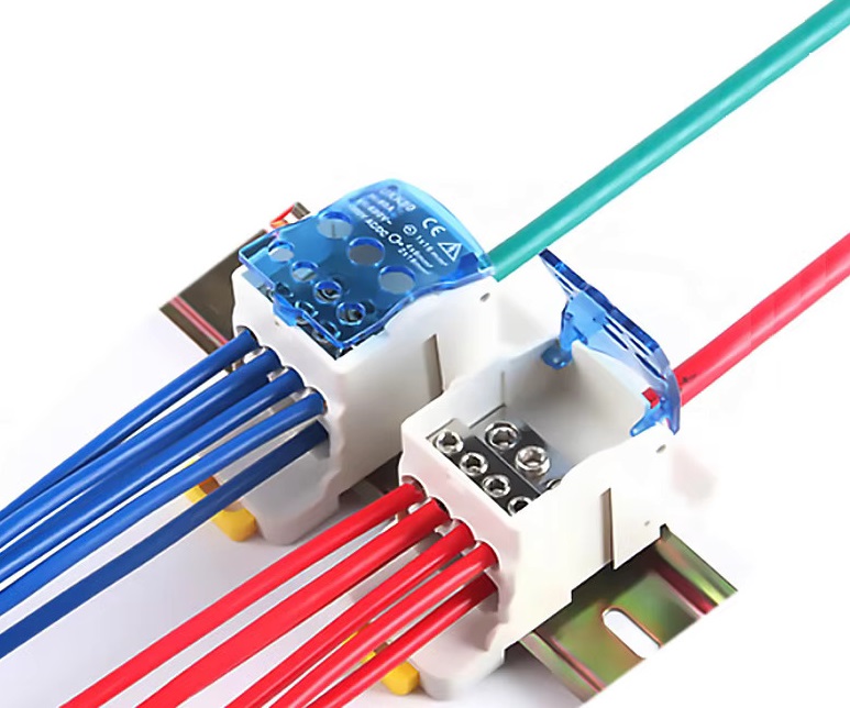 UKK 80A Terminal Block กล่อง Terminal แยกสายไฟ