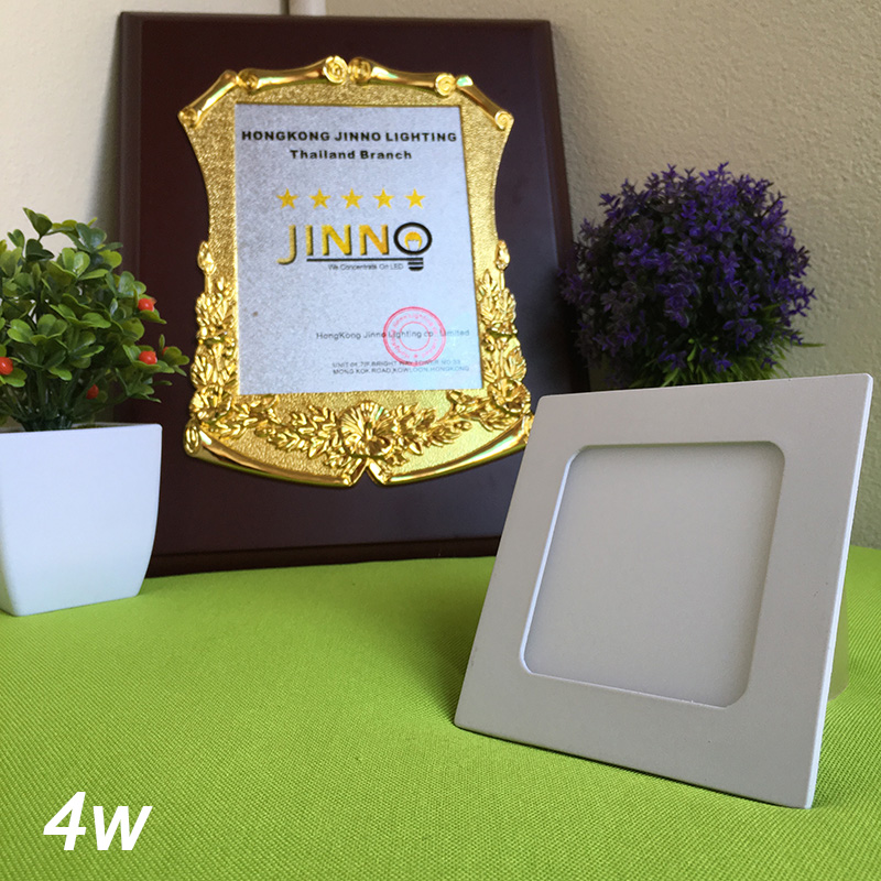 ไฟดาวน์ไลท์ ไฟซ่อนใต้ฝ้า led ทรงกลม 4W/ Panel light led square panel light 4W