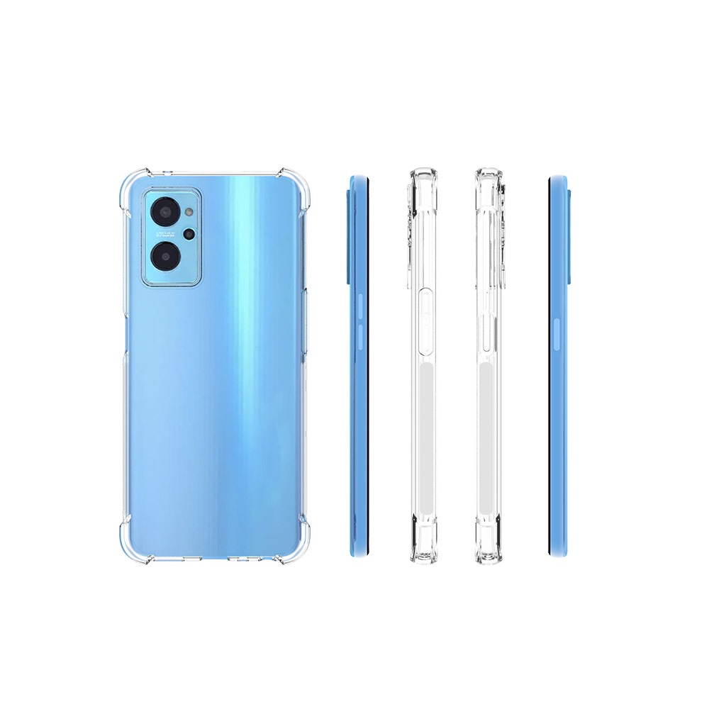 เคส realme 9i แบบ TPU ใสเสริมขอบและมุมกันกระแทก