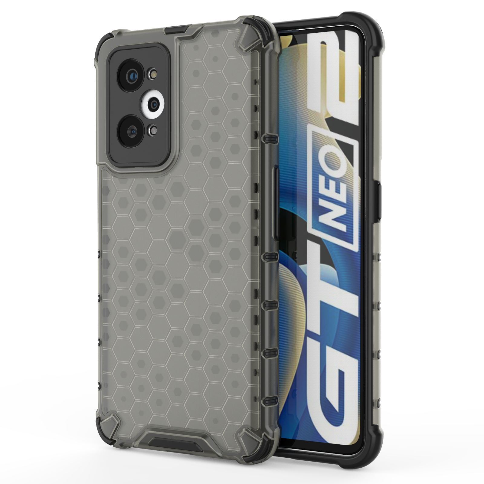 เคส realme GT Neo2 ลายรังผึ้งกันกระแทกได้