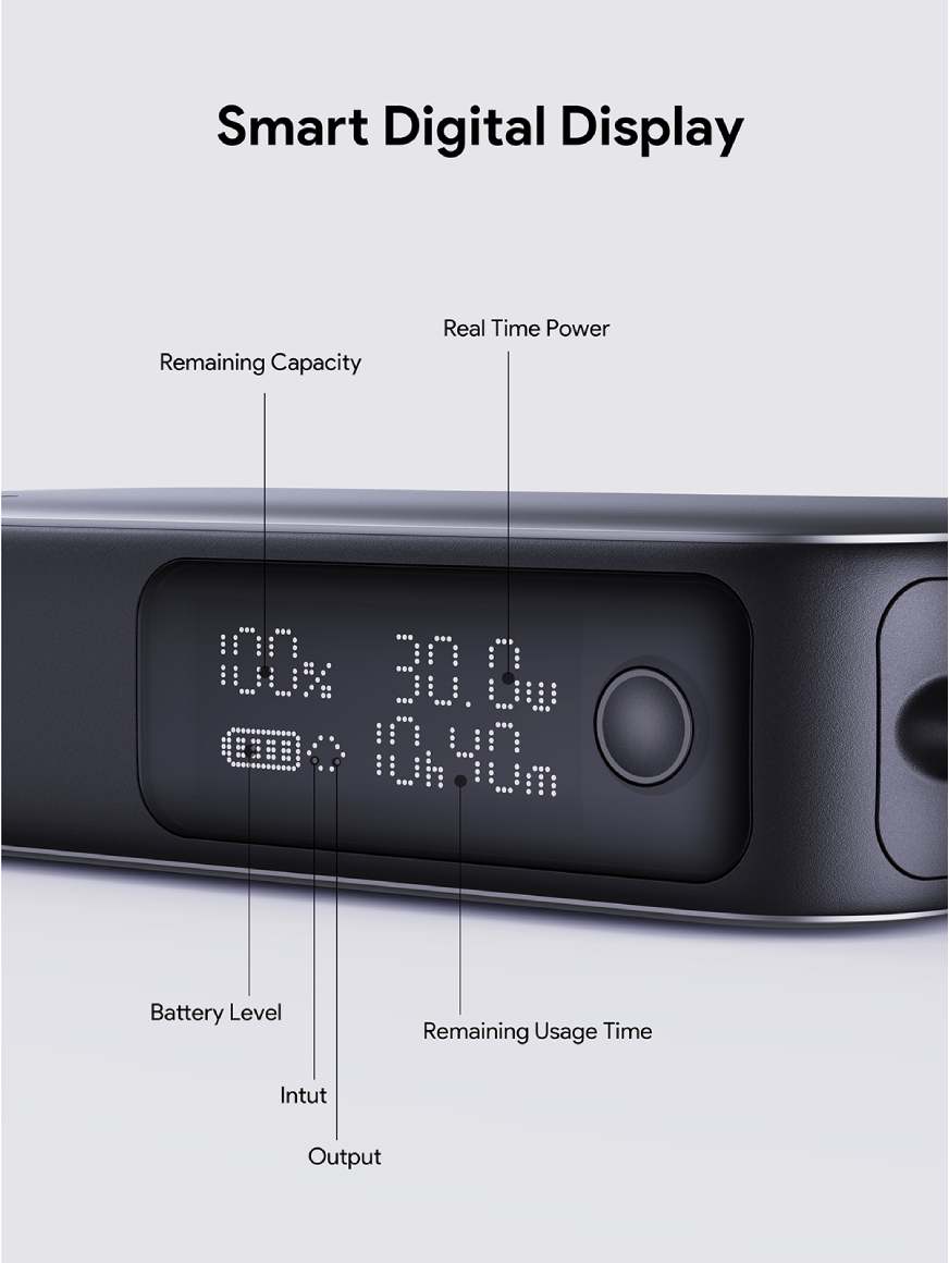 AUKEY PB-Y47 พาวเวอร์แบงค์ ชาร์จเร็ว Spark Sling 10000 Compact Fast Charging with Built-in-USB-C ( PD | PPS | 30W) Highlight