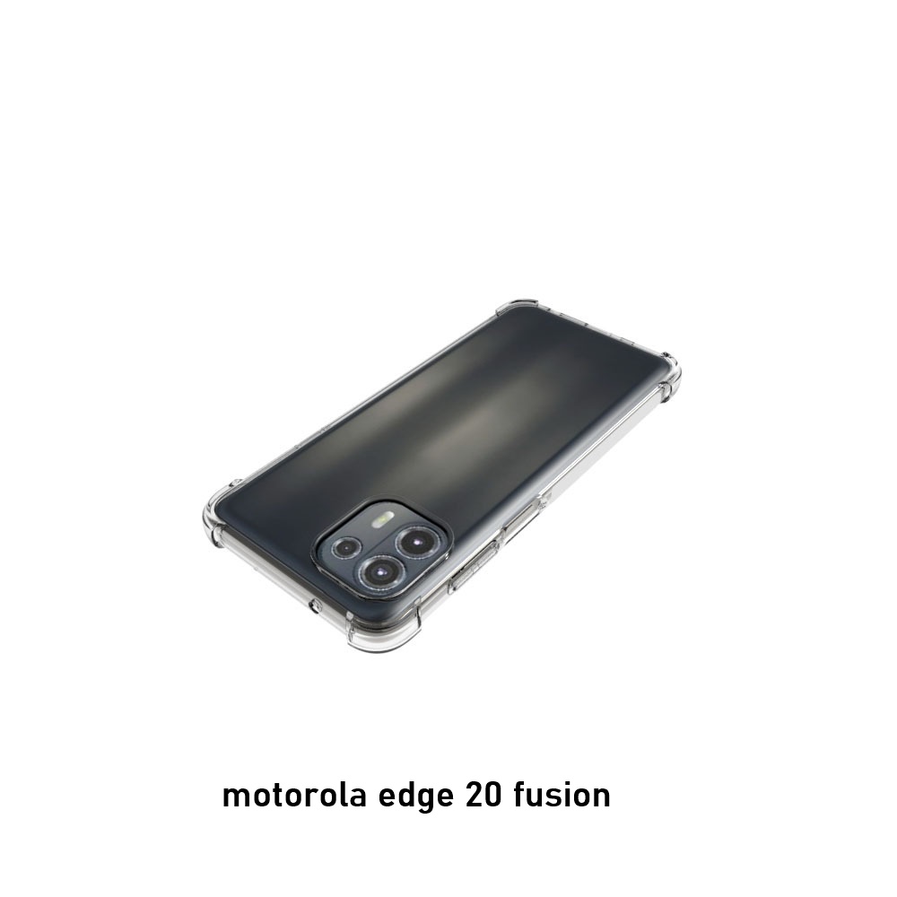 เคส Motorola edge 20 fusion แบบ TPU ใสเสริมขอบและมุมกันกระแทก