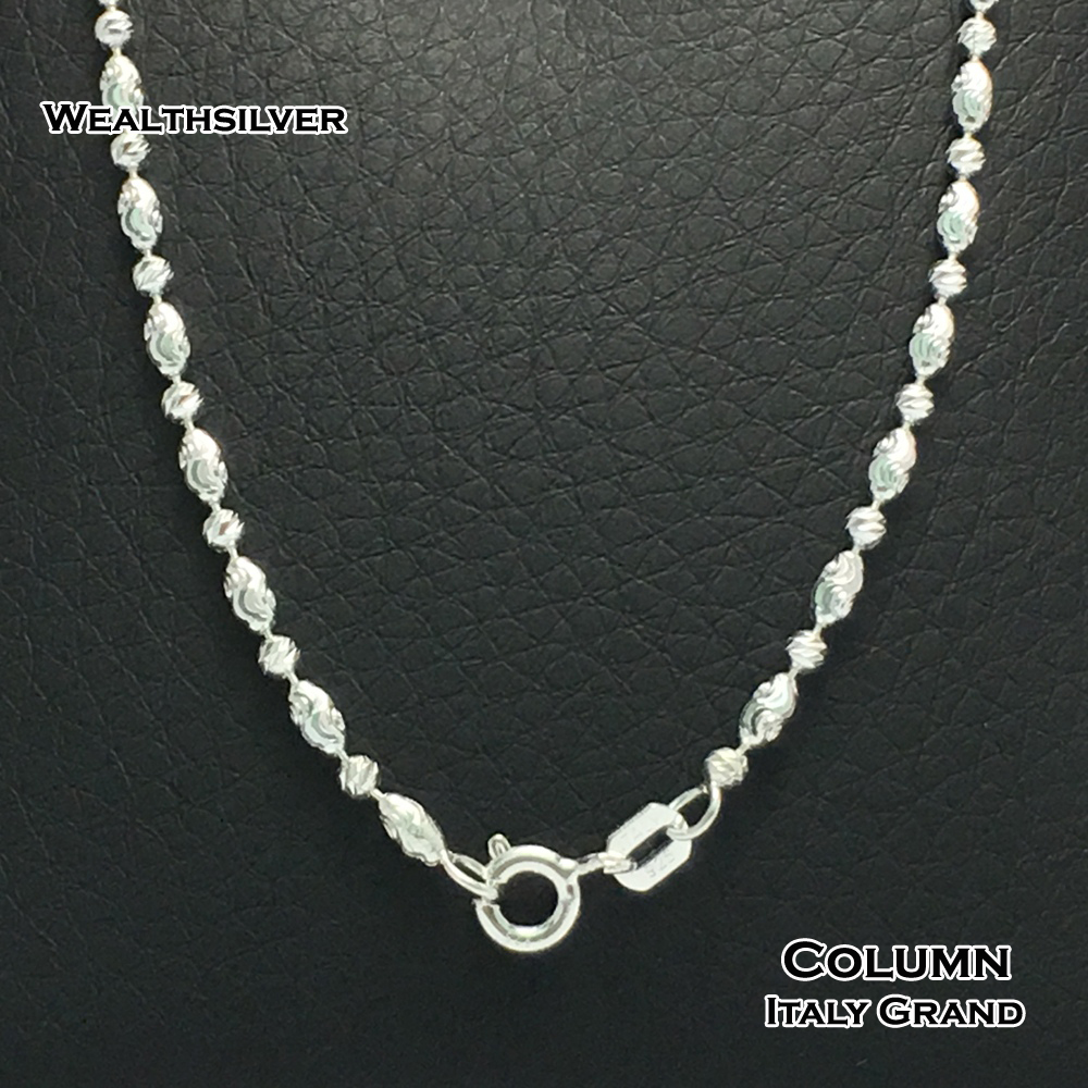 สร้อยเงินอิตาลีลาย Column Grand 16"