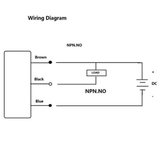 เซ็นเซอร์ตรวจจับโลหะ SN04-N (NPN, NO ระยะ 5mm) 6-36V DC Inductive Proximity Switch