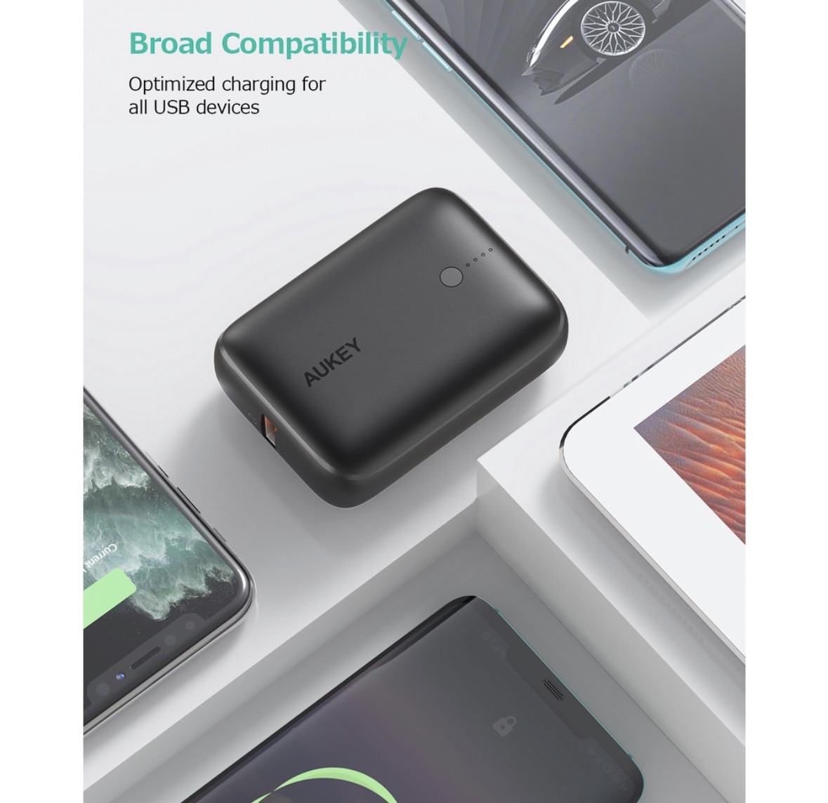 AUKEY PB-N83S พาวเวอร์แบงชาร์จเร็ว PowerPlus Sprint 10000mAh 22.5W Power Delivery & QC3.0