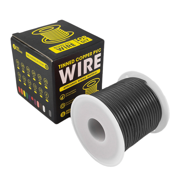 AWG24 UL1007 สายไฟอ่อน AWG เบอร์ 24 HOOK UP WIRE 300V ความยาว 200FT/60M