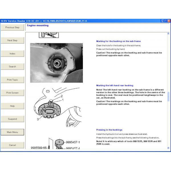 โปรแกรมรวมคู่มือซ่อมทั้งคัน,รหัสปัญหา และ PART CATALOG รถยนต์ VOLVO รวมหลายรุ่น ปี 1975-2005 (EN)