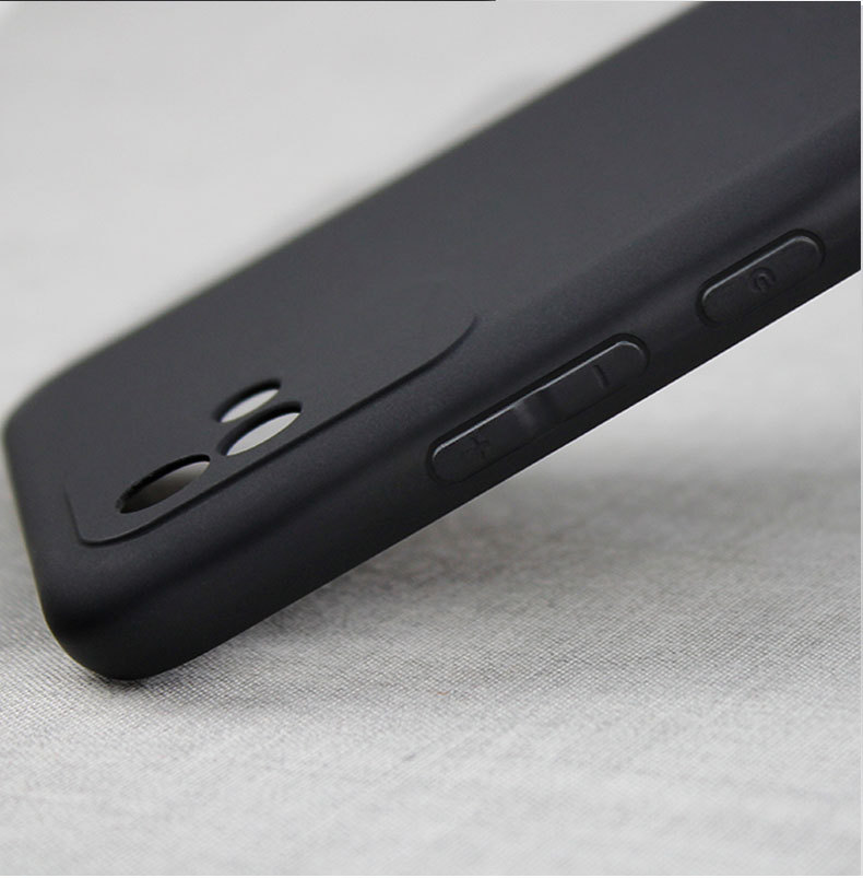 เคส realme Narzo 50i แบบ TPU บางอ่อนเรียบ สีดำ