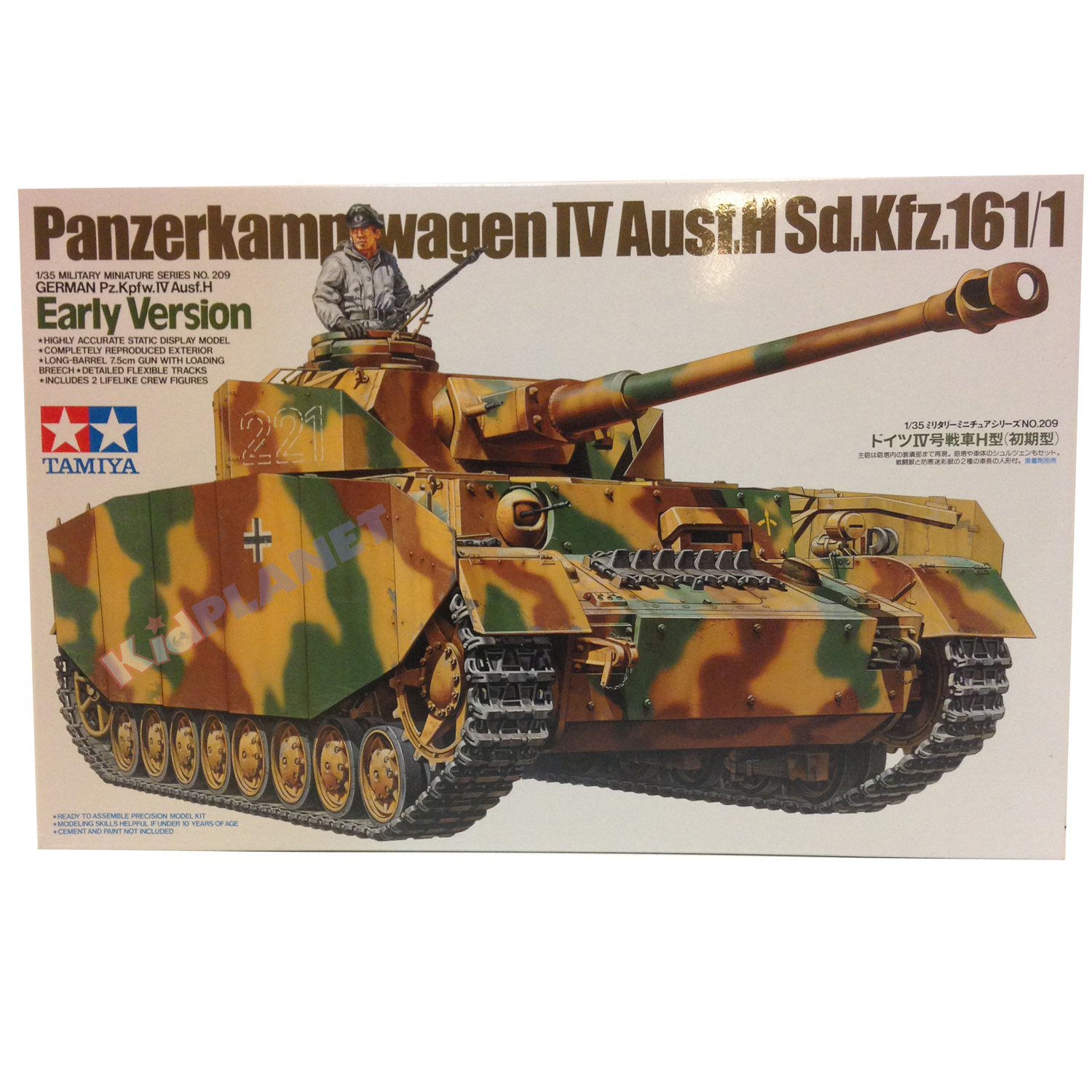 35209 TAMIYA MODEL 1/35 German PanzerKampfwagen IV Ausf.H