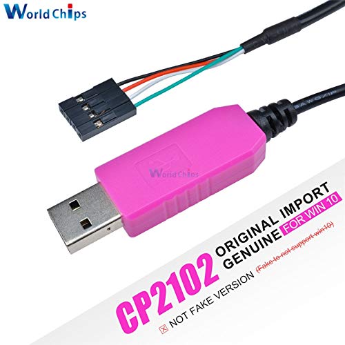 CP2102 USB to TTL RS232 Serial 5V Download Cable For WIN10 AVR MCU