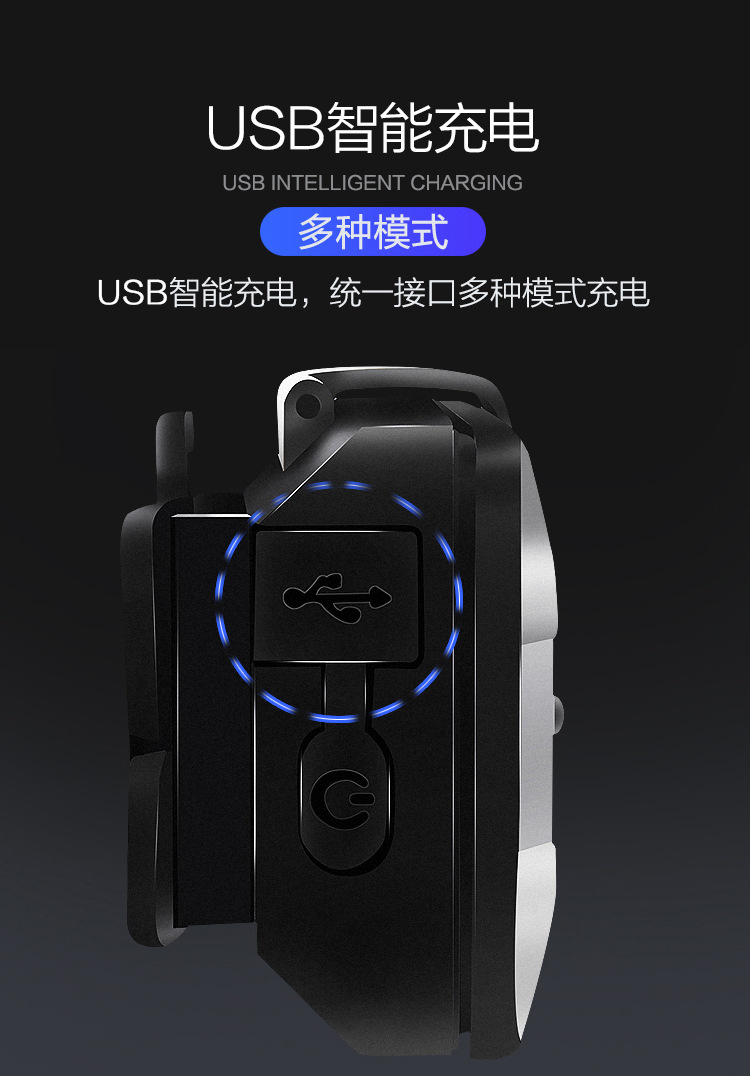 ไฟฉายคาดหัวแรงสูง หลอด LED และ หลอด COB แบบ 5 หลอด