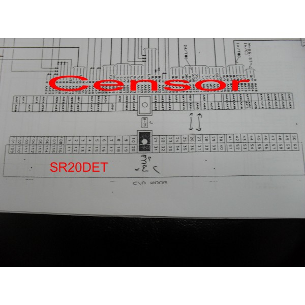 หนังสือ วงจรไฟฟ้า Wiring Diagram เครื่องยนต์ Nissan SR20DE, SR20DET S14 (ญี่ปุ่น)