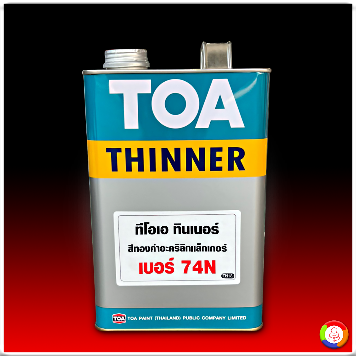 Thinner No. 74N ทีโอเอ ทินเนอร์ เบอร์ 74N สำหรับสีทองคำ