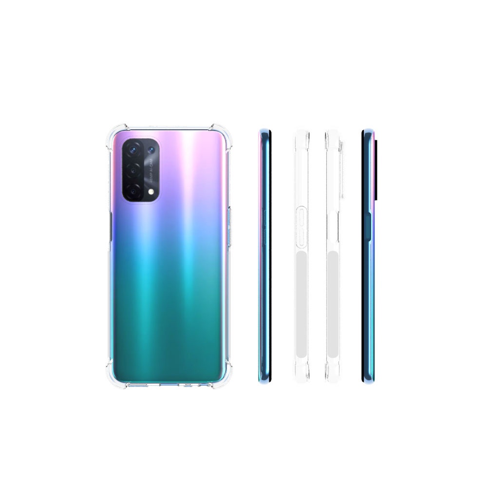 เคส OPPO A74 5G ใสเสริมขอบและมุมกันกระแทก
