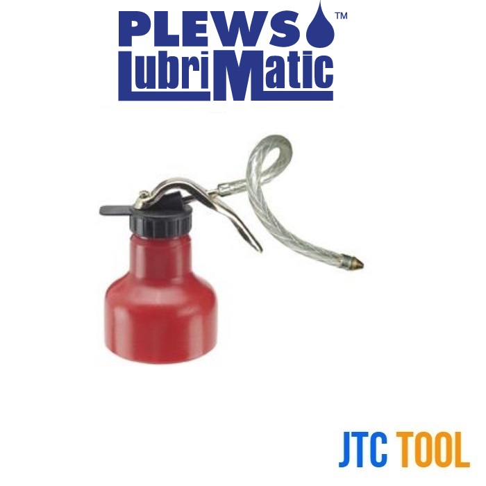 กาหยอดน้ำมันพลาสติกก้านงอขนาด 180CC - Plastic Pistol Oiler Flex Spout No.50-592 [Brand: Plew Lubrimatic]