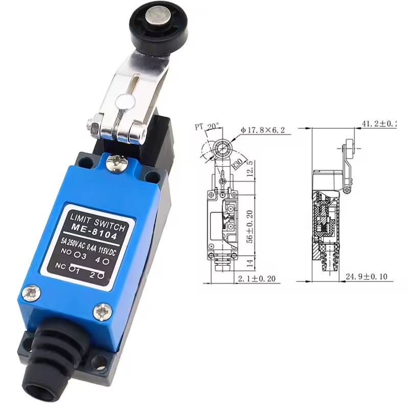ME-8104 Limit Switch ลิมิตสวิทช์ แขนแบบวงล้อ Lever with Roller