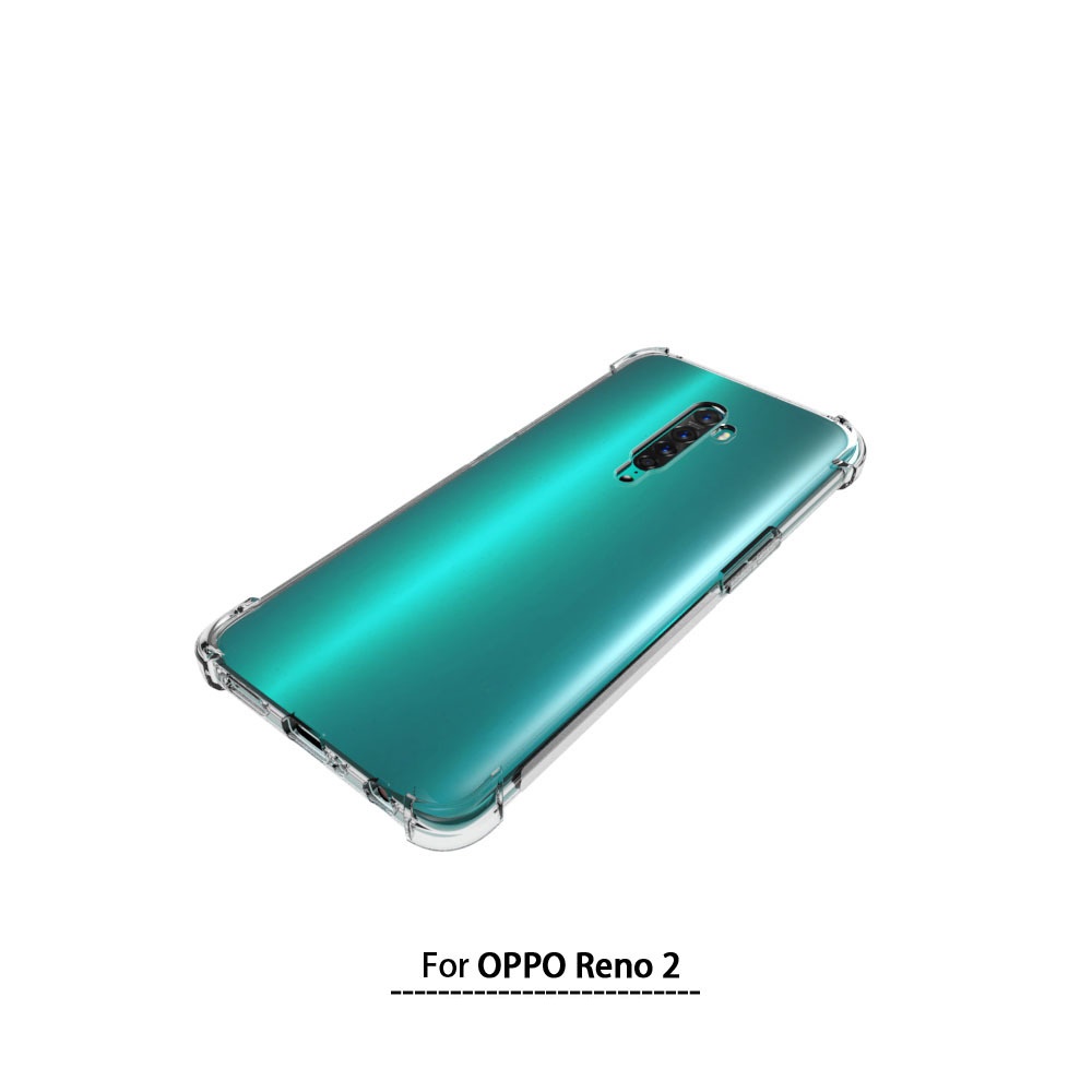 เคส OPPO Reno2 ใสเสริมขอบและมุมกันกระแทก
