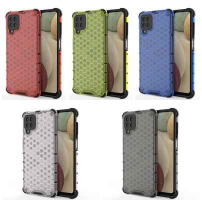 เคส Samsung Galaxy A12 ลายรังผึ้งกันกระแทกได้